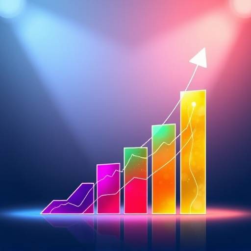 Graphique en croissance montrant une augmentation des performances marketing digitales.
