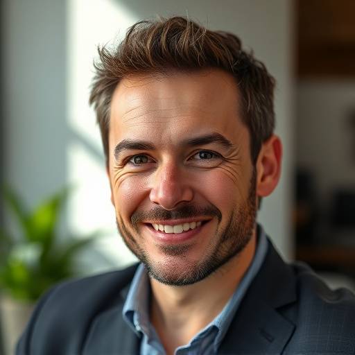 Portrait de Marc Leclerc, instructeur en design graphique
